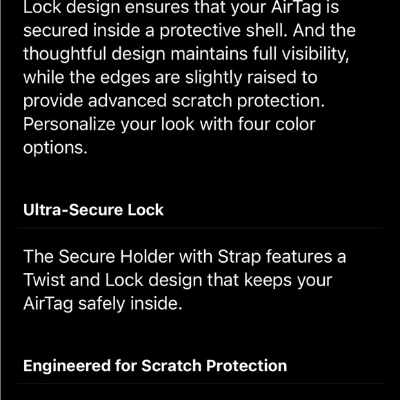 NWT Belkin Secure Holder with Strap for AirTag in pink - Picture 3 of 4